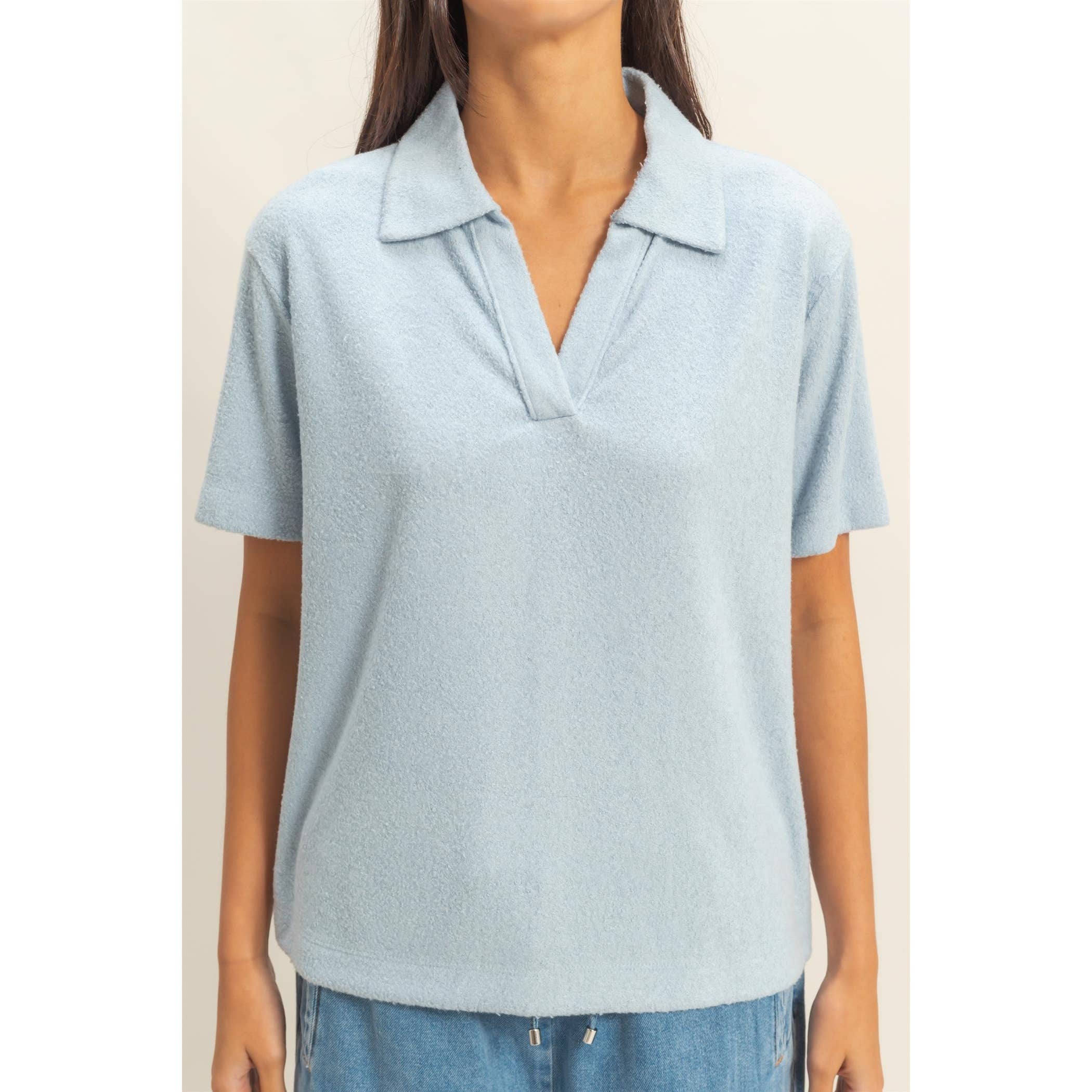 HYFVE - Wholesale Shirt - Women's - Collared Short-Sleeve Top3