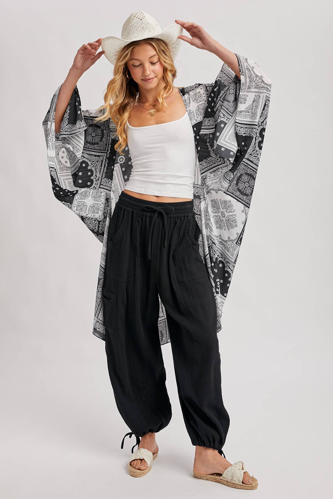 Bluivy - Wholesale Pants - Women's - JOGGER HAREM DRAWSTRING PANTS7