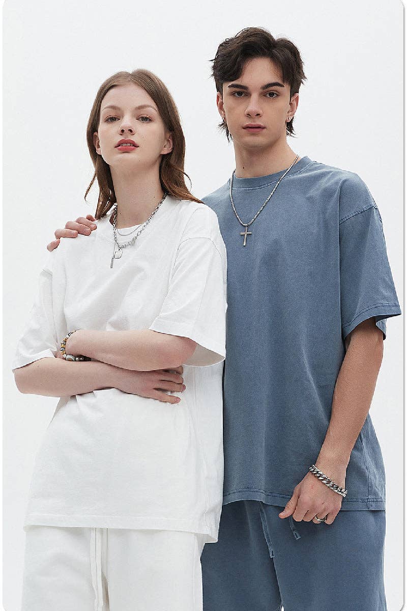 CZ Basics - Wholesale T-shirt - Uniseks - Oversized T-shirt met gewassen print29