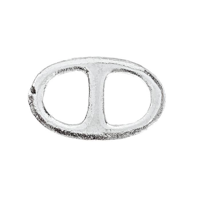 House of Morgan Pewter – Großhandel Schal – Damen – Kleiner ovaler Schalring - Schals und Schmuck
