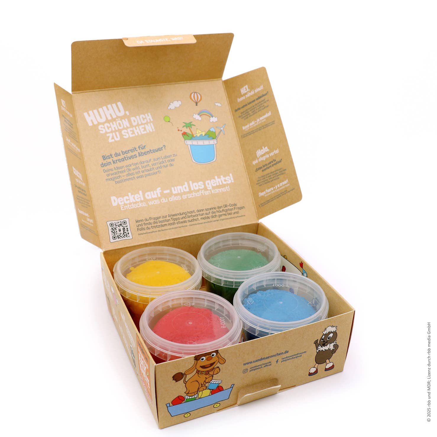 NEOGRÜN - Wholesale Putty/slijm - Kinderen - Dreamland Easy Clay 4-pack - Sandman editie3