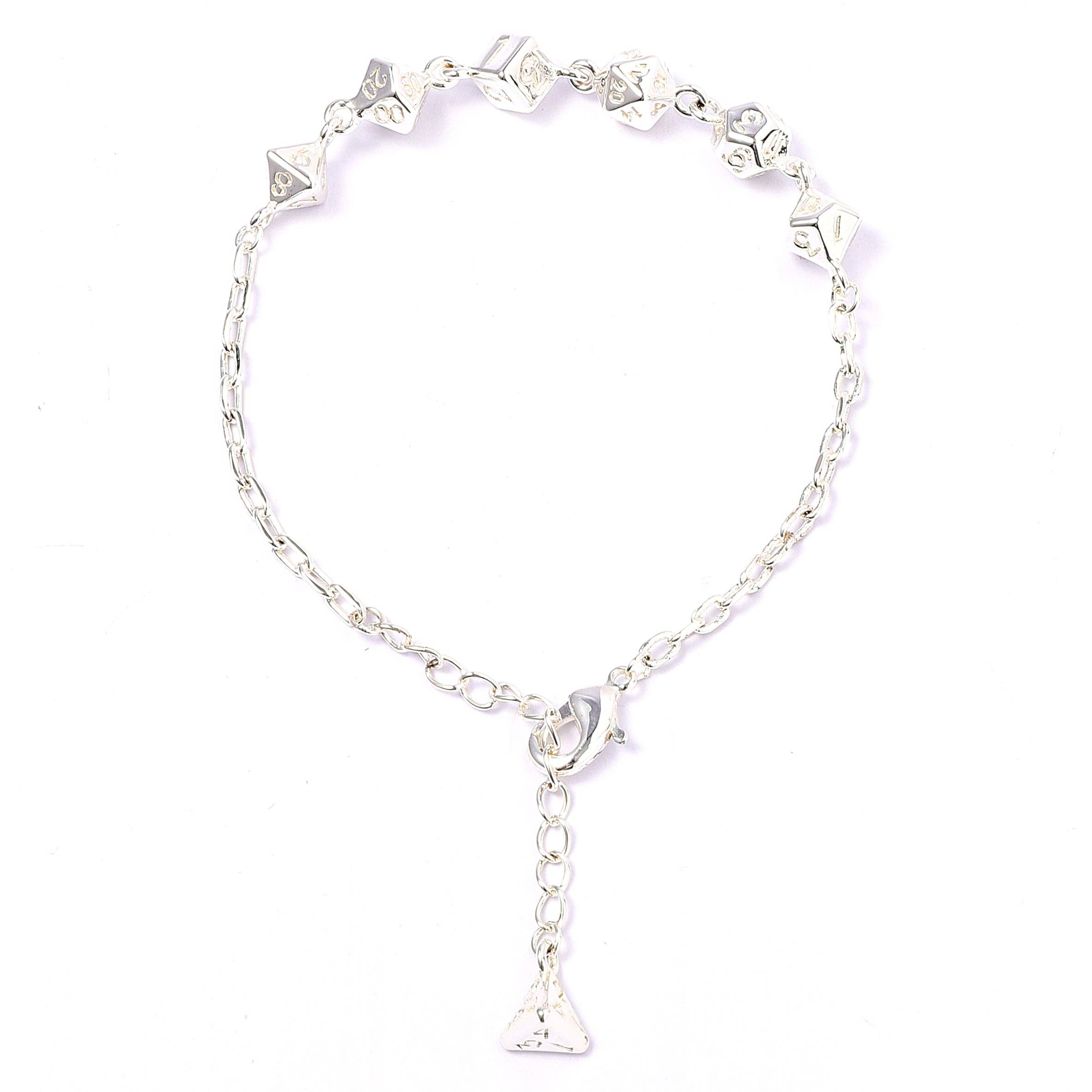 Hymgho Premium Dice - Wholesale Bangle Bracelet - HYJ041 Arcane Bangle Bracelet - Silver2