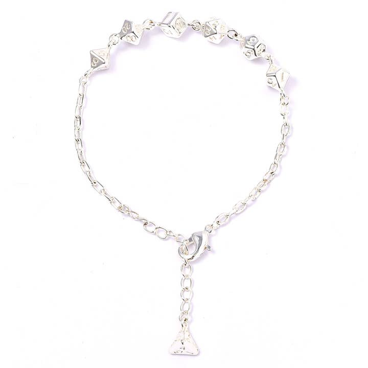 Hymgho Premium Dice - Wholesale Bangle Bracelet - HYJ041 Arcane Bangle Bracelet - Silver2