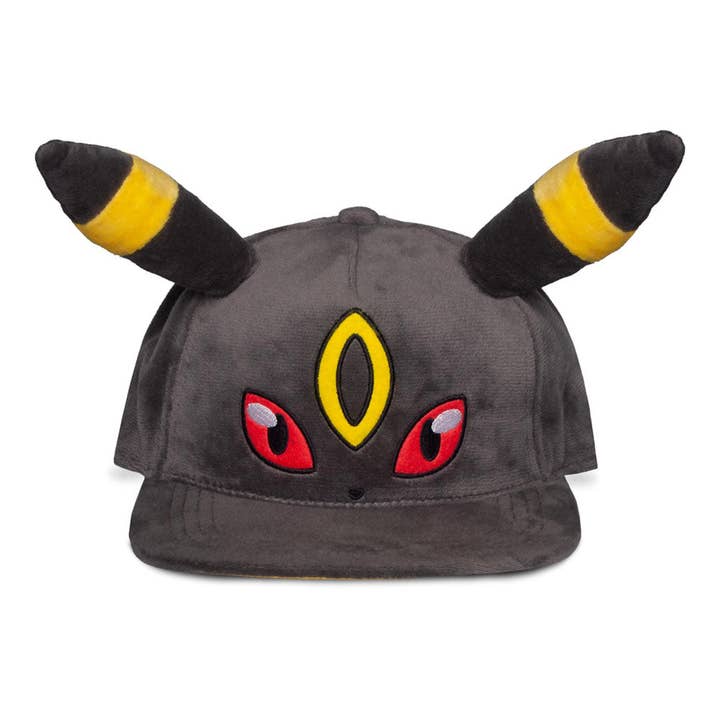 POKEMON Umbreon with Plush Ears Novelty Snapback Baseball Cap (SB265804POK) for wholesale by Meroncourt Europe Ltd