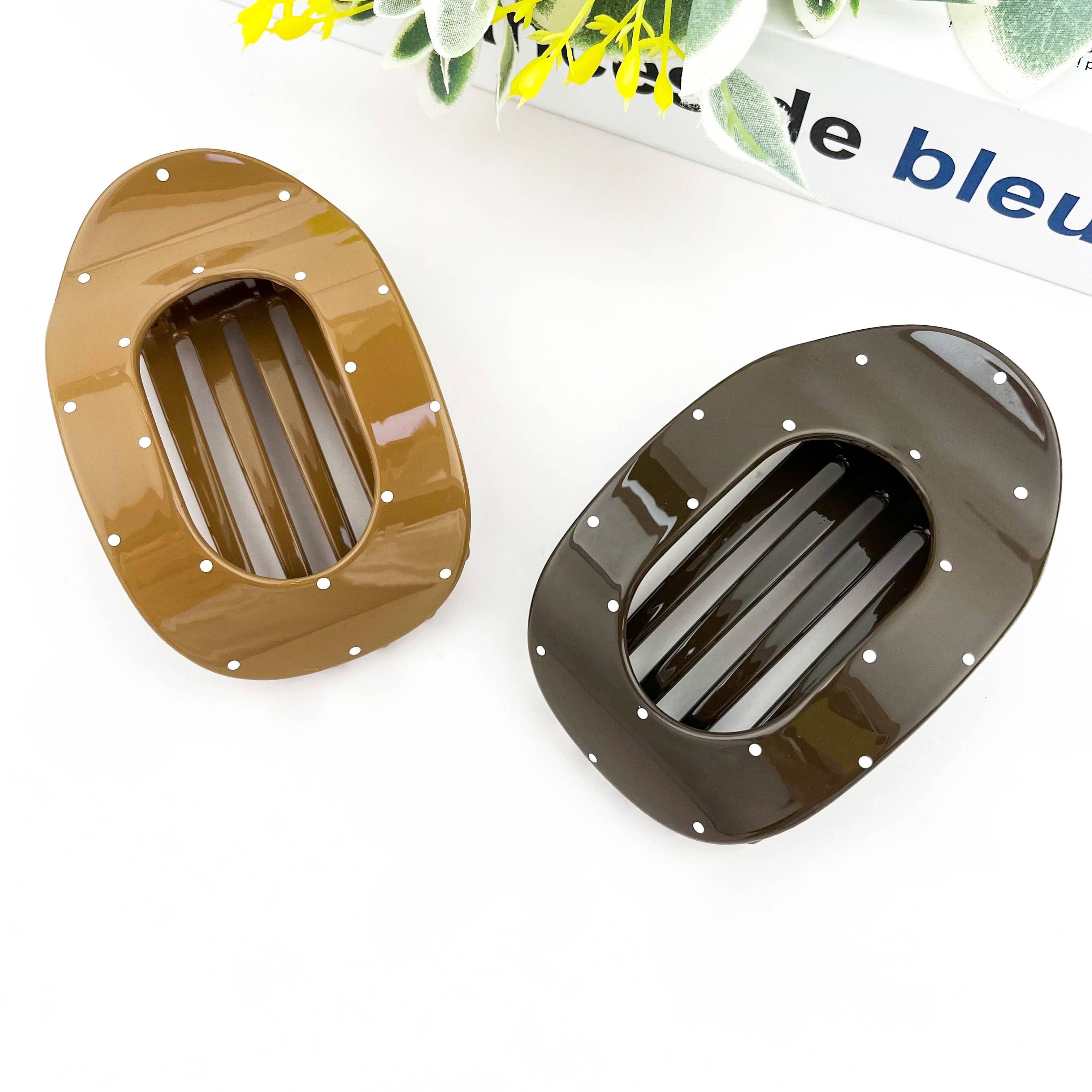 TheDivaSoap - Wholesale Hair Clip - Women's - Polka Dot Solid Color Flat Clip8