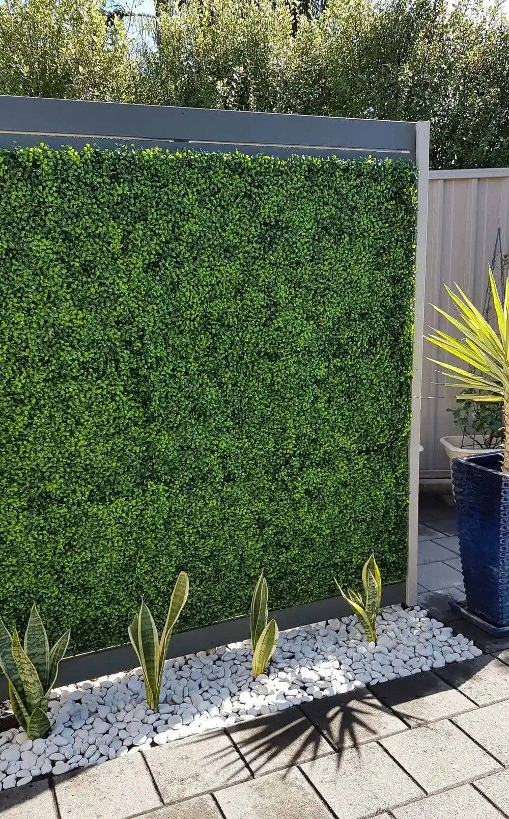Designer Plants - Wholesale Artificial Plant - Artificial Mixed Boxwood Hedge Panel Wall 40" x 40" 11SQ FT Commercial Grade UV Resistant6