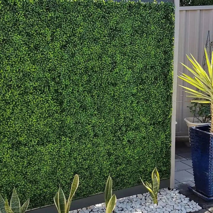 Designer Plants - Wholesale Artificial Plant - Artificial Mixed Boxwood Hedge Panel Wall 40" x 40" 11SQ FT Commercial Grade UV Resistant6