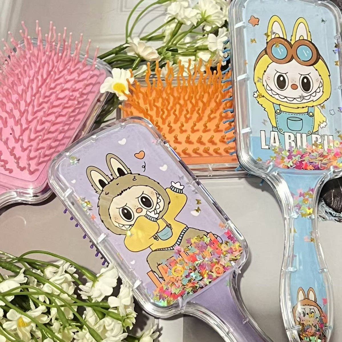 Auraquise - Wholesale Hair Brush/Comb - Kids & Baby - Girls Cushion  liquid sequins Hair Brush8