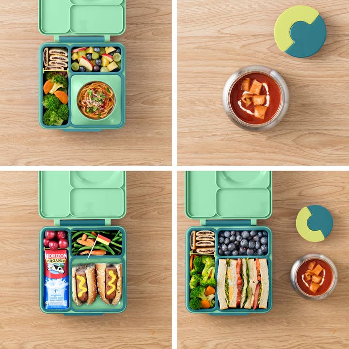 OmieLife - Wholesale Lunch Bag/Box - Kids - OmieBox: Green Meadow