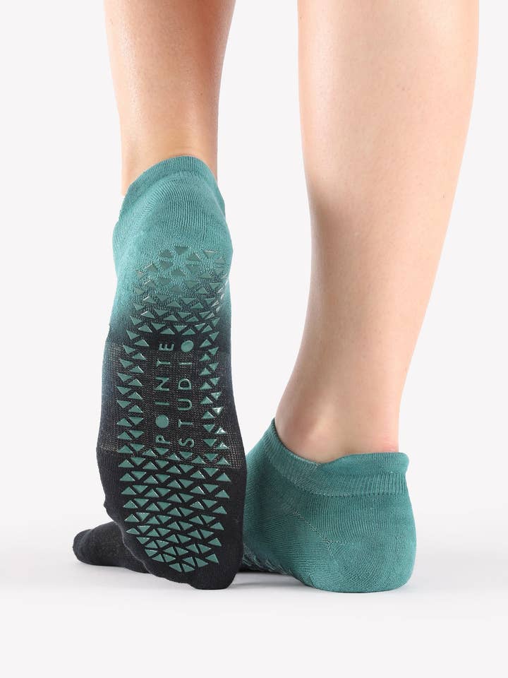 Pointe Studio - Wholesale Sokken - Dames - Dames Nina Strap Grip Sok – Antislip Katoenmix voor Pilates & Barre1