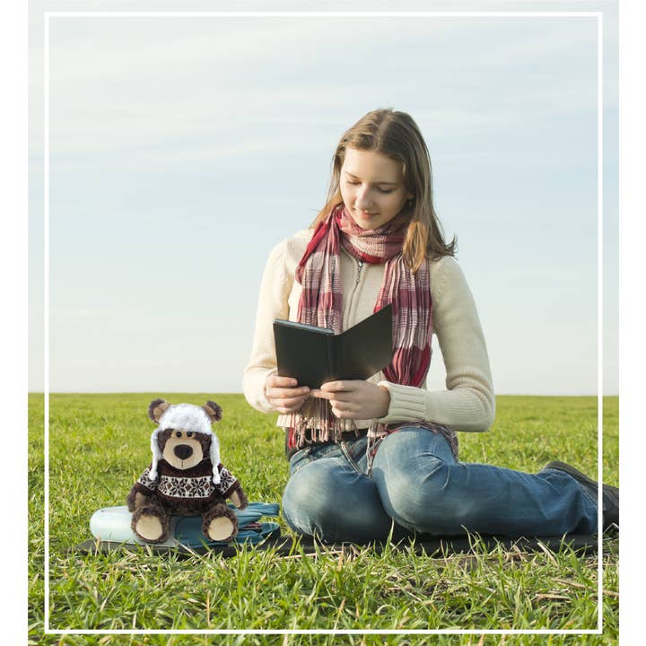 Cota Global – Peluche - Crianças e bebés por atacado – Urso Pardo Super Macio com Roupas6