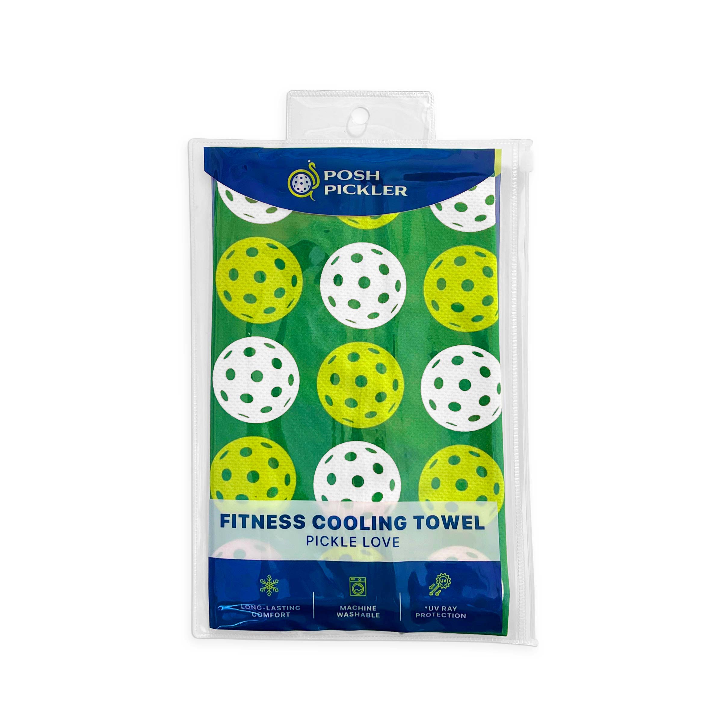 Posh Pickler Pickleball – wholesale Sporthandduk – Sporthandduk med kylning och 5 pickleballmönster7