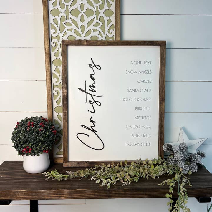 This Phrase of Life - Wholesale Christmas Wall Art - The best of Christmas wood sign, mantle decor