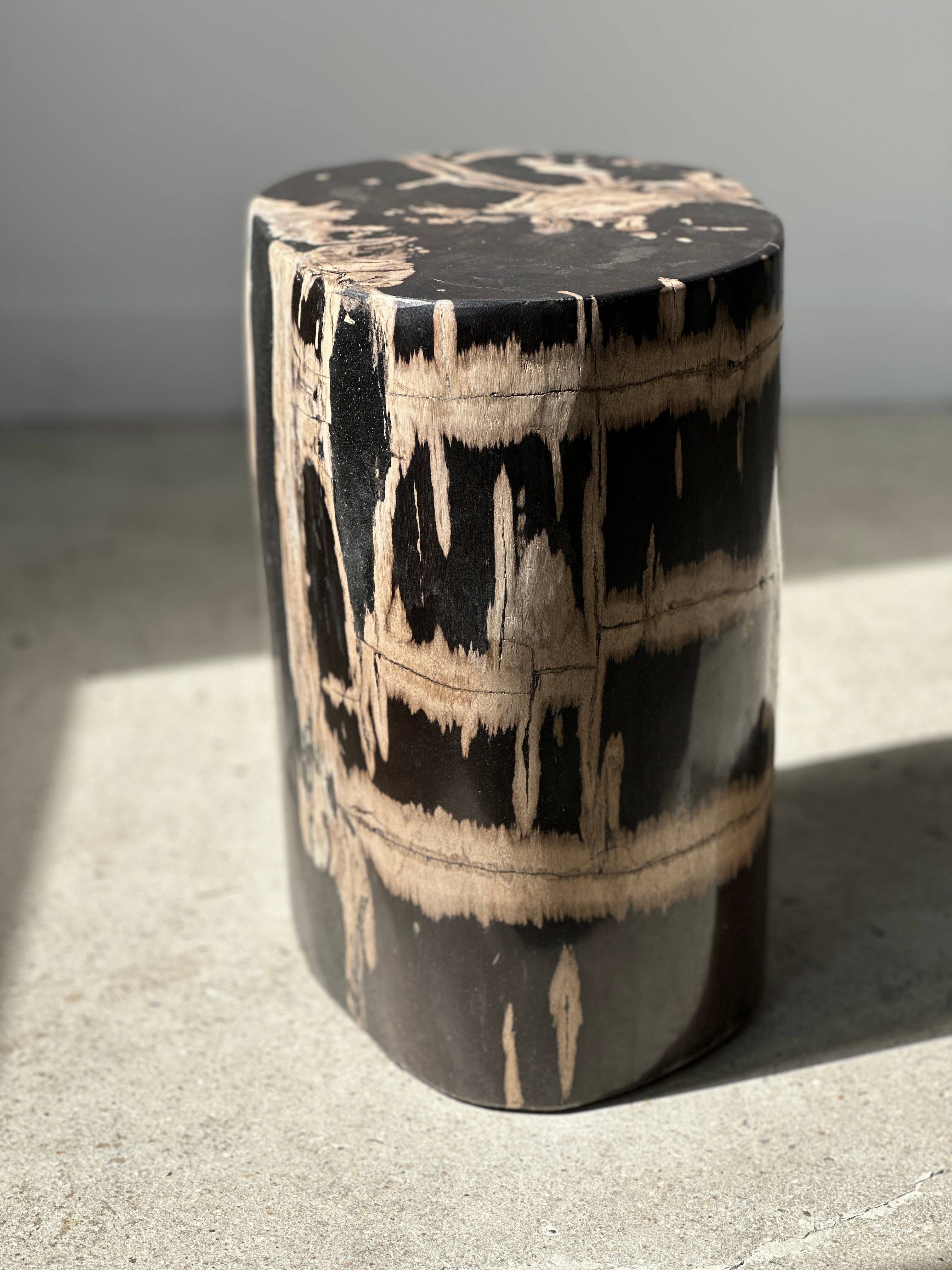 Office Objets - Vente Tables d'appoint - Table d'appoint en bois pétrifié21