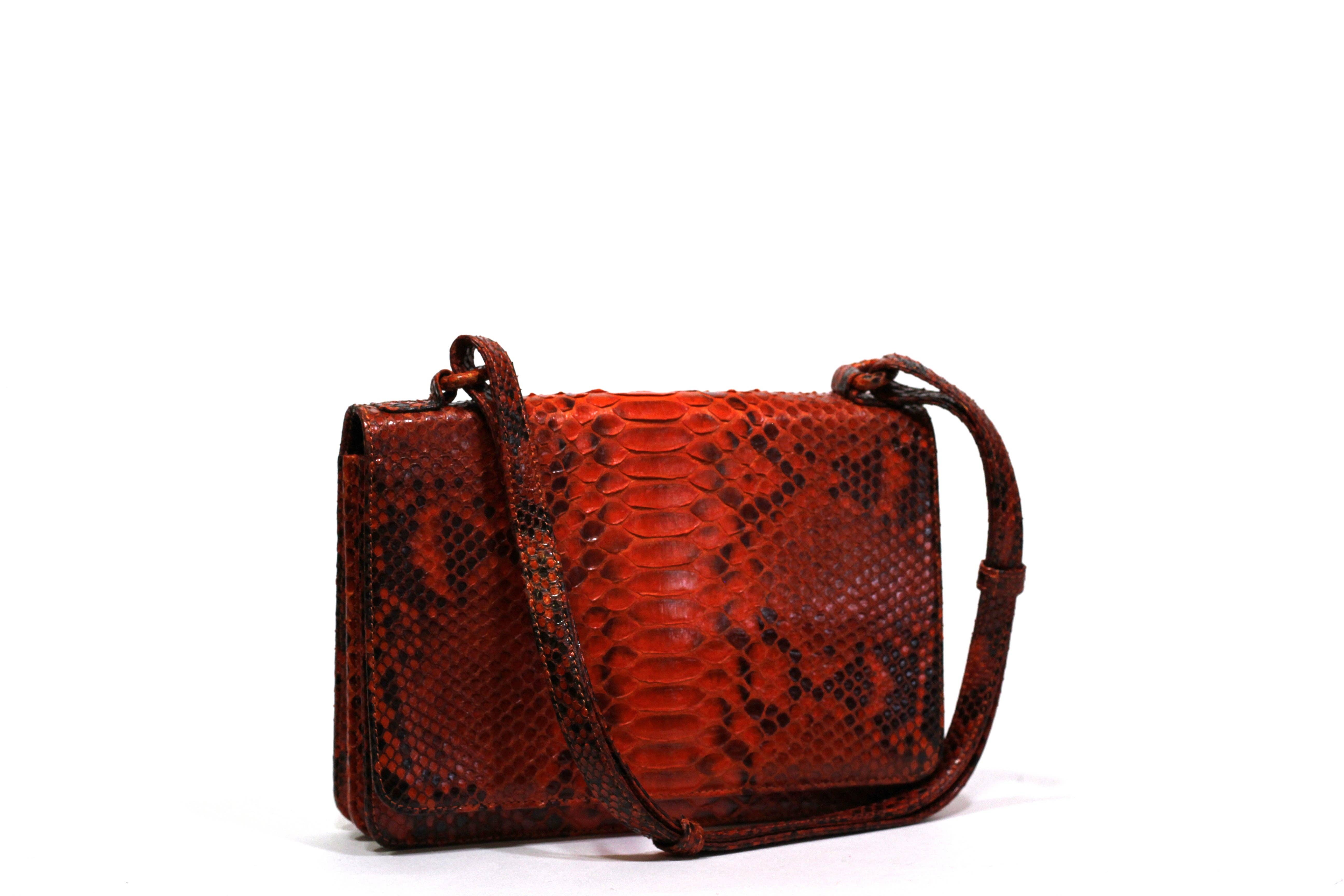 W. H. Petronela - Wholesale Shoulder Bag - Women's - 2800 Python Shoulder Bag