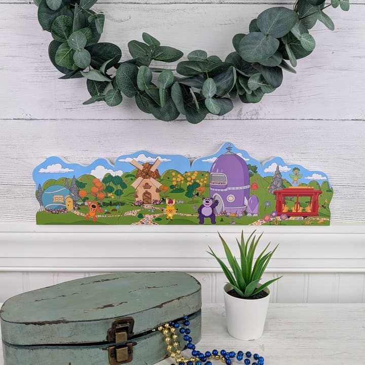 PBS KIDS Show Donkey Hodie Neighborhood (4pcs) - Cats Meow for wholesale by Cats Meow Village