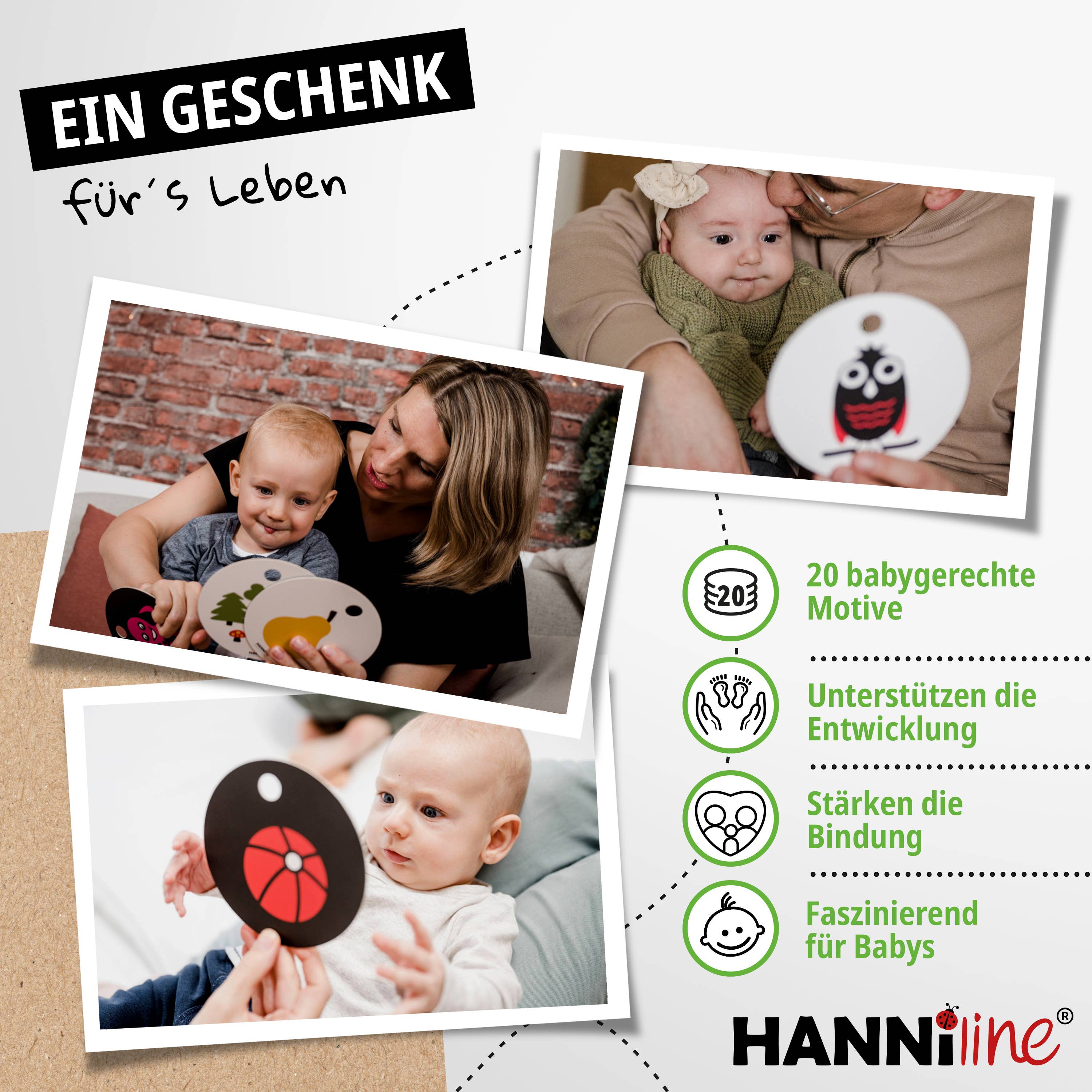 HANNIline - Wholesale Learning Cards - Kids & Baby - Contrast cards from the age of 3 months4