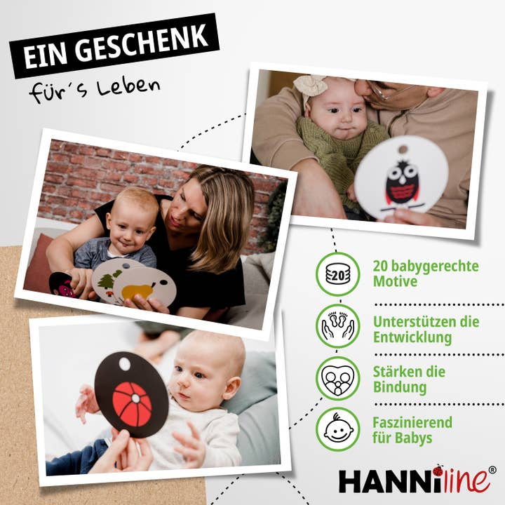 HANNIline - Wholesale Learning Cards - Kids & Baby - Contrast cards from the age of 3 months4