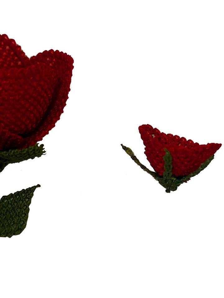 Motivos de amapola encaje de aguja para venta al por mayor de Meli Design