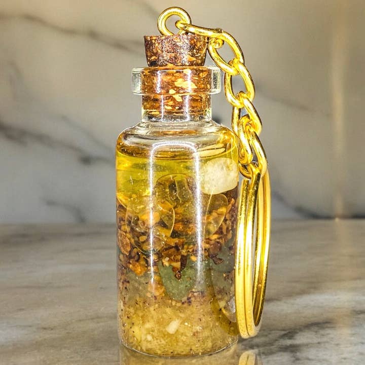 Llavero de Dinero | Amuleto de Aromaterapia de Cristal de Hierbas para venta al por mayor de Nibiru Beauty