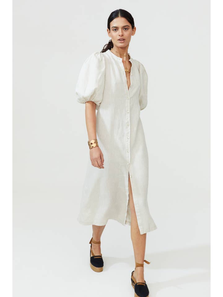 Bubble Dress - Natural for wholesale on Faire