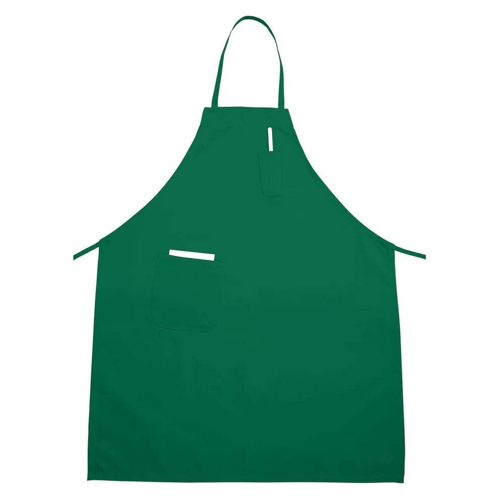 EcoQuality - Wholesale Apron - BA-PBG to BA-PWH - SignatureChef™ Full Bib Apron w/ Pocket – Assorted Colors2
