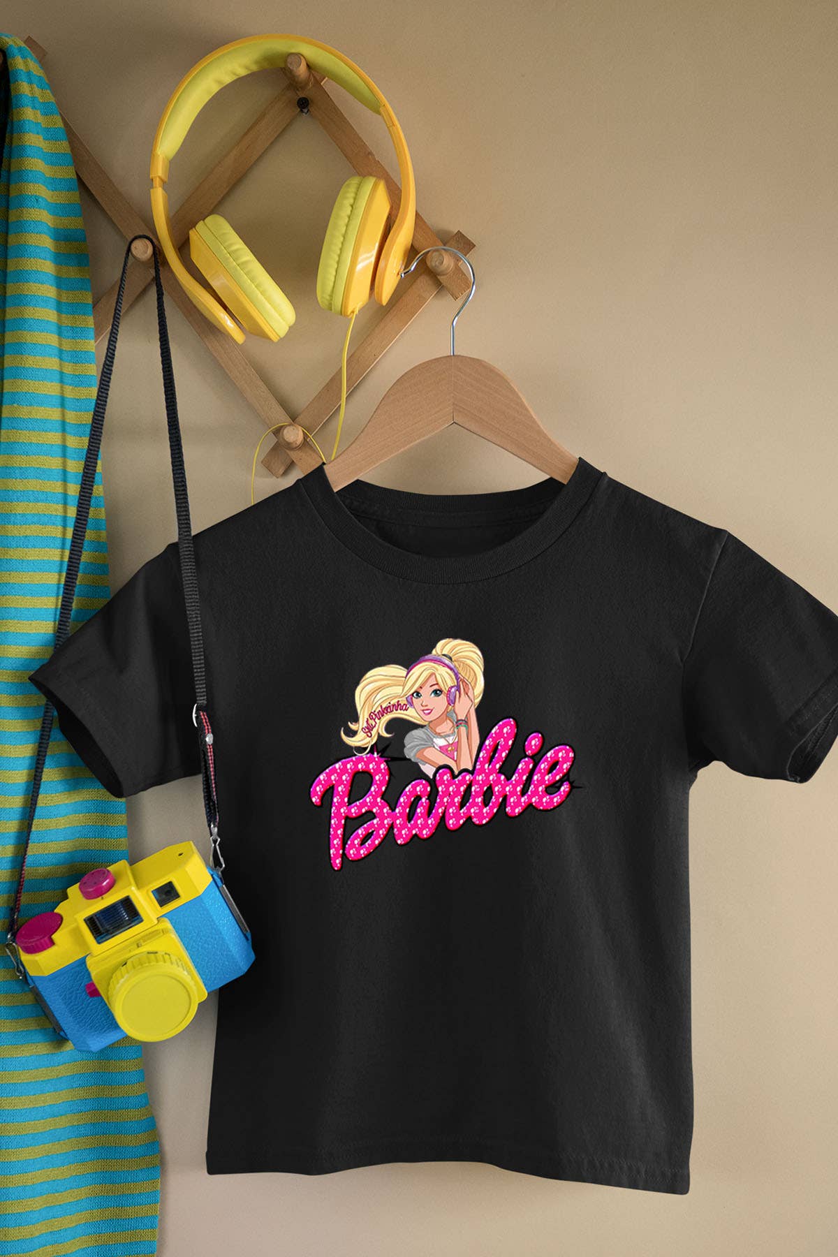 IALD - Wholesale Screen Printed T-Shirt - Kids - Girl's Round Neck T-Shirt | Barb Music0