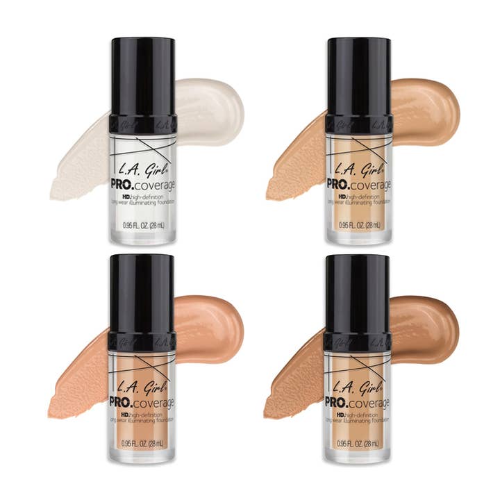 PINEAPPLE Beauty - Wholesale Foundation - LA Girl GCD253.1 Pro Coverage Foundation Display Set - 144pc2