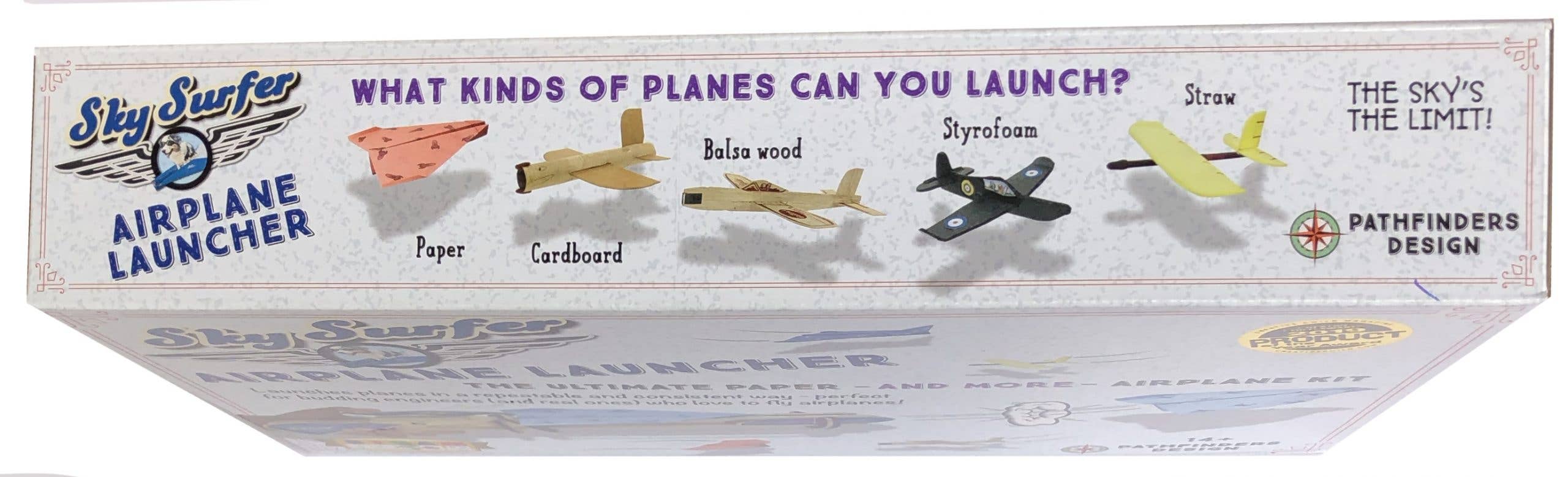 Science and Nature - Wholesale Wood toy – Child - Sky Surfer Paper Airplane Launcher2