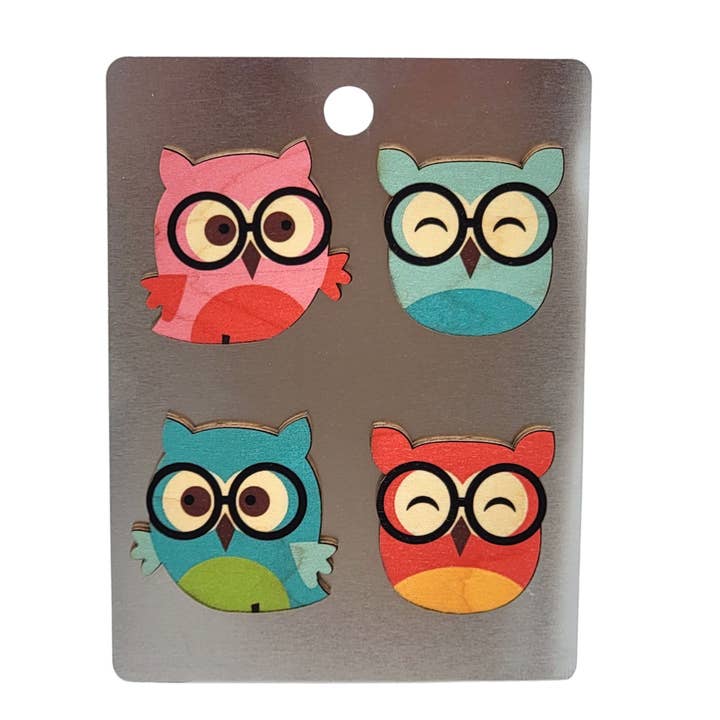 Vintage Owl Magnet Set - Home Decor for wholesale by Driftless Studios