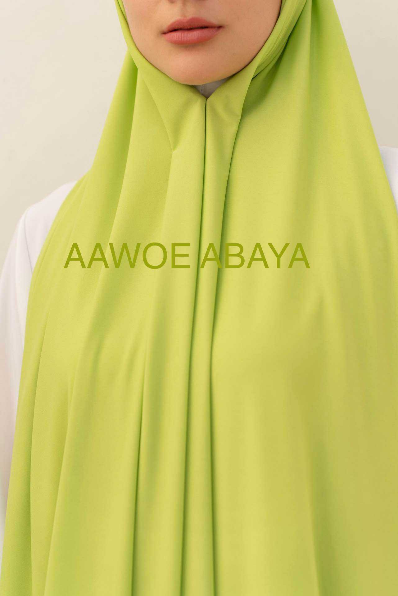 Aawoe Abaya - Wholesale Hijab - Women's - Jersey Rectangle Hijab with Tie - 70x200 cm - 24842