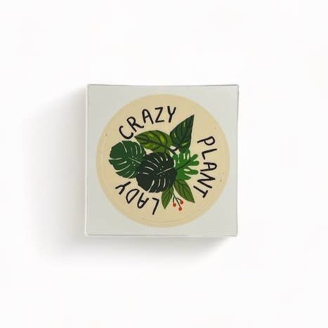 Sticker Dame Crazy pour la vente par Wild Optimist