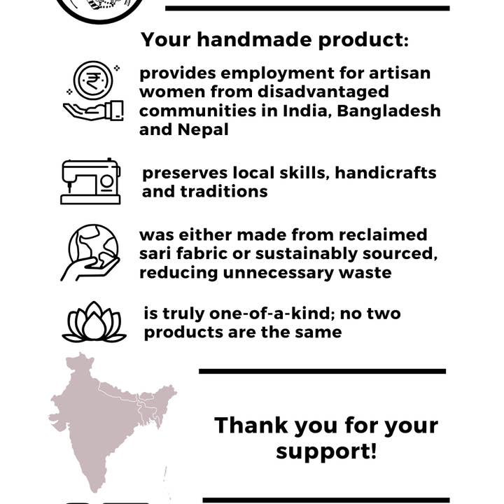 Shakti.ism - Wholesale Flat Wrap - L reusable sari gift wraps, furoshiki 60x60cm, 24x24in12