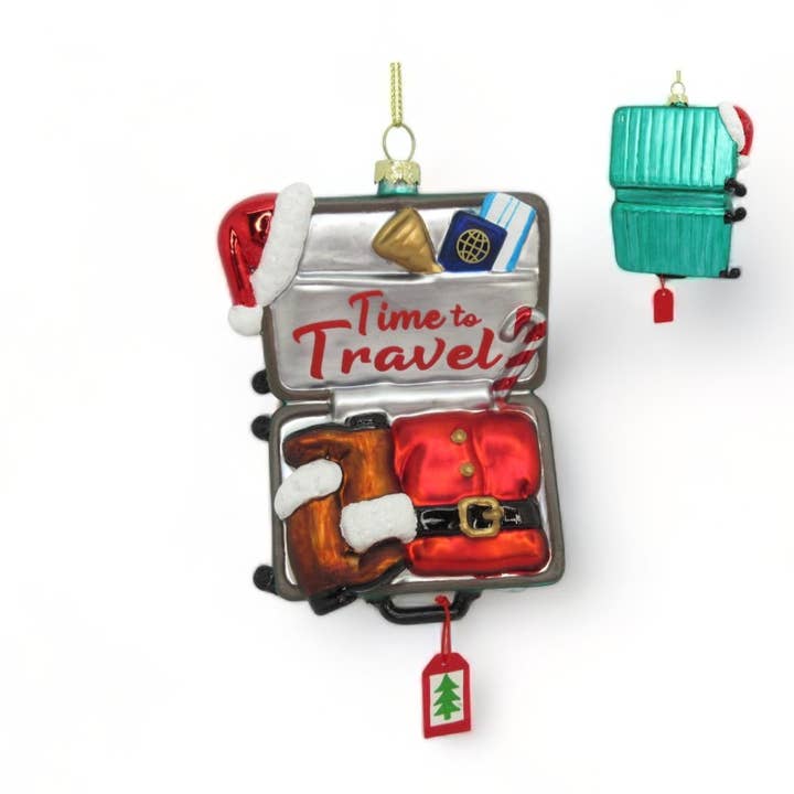 Santa Suitcase 14cm for wholesale by Sereno Marke