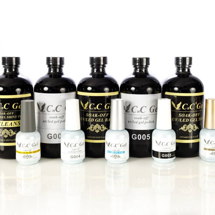 Top brilhante de gel UV/LED de imersão em gel CnC - SEM LIMPEZA por atacado de CnC Nail Products