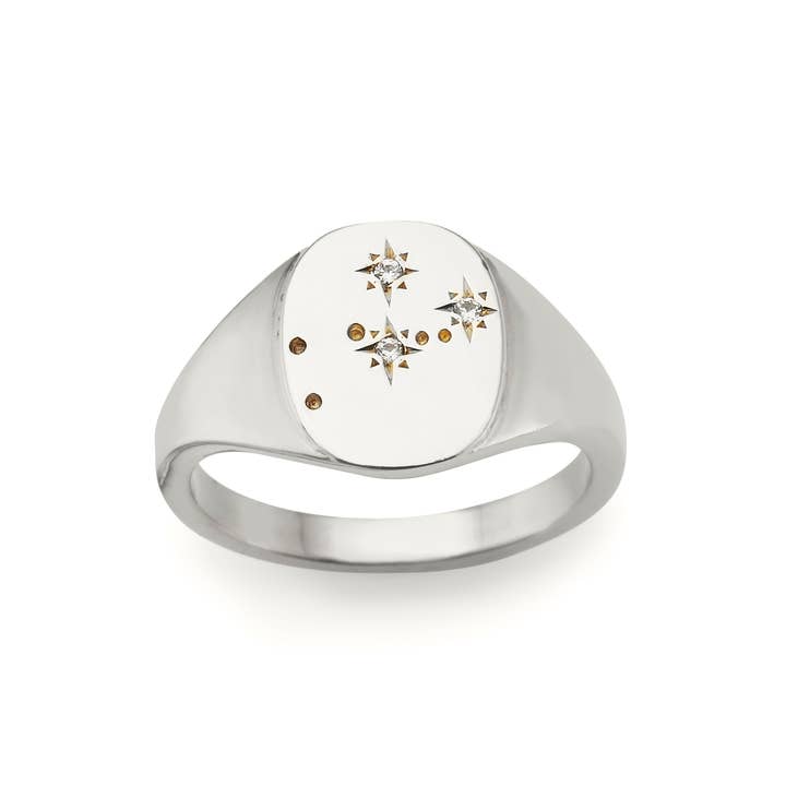 Astrology Signet Ring - Taurus for wholesale by PL Collective