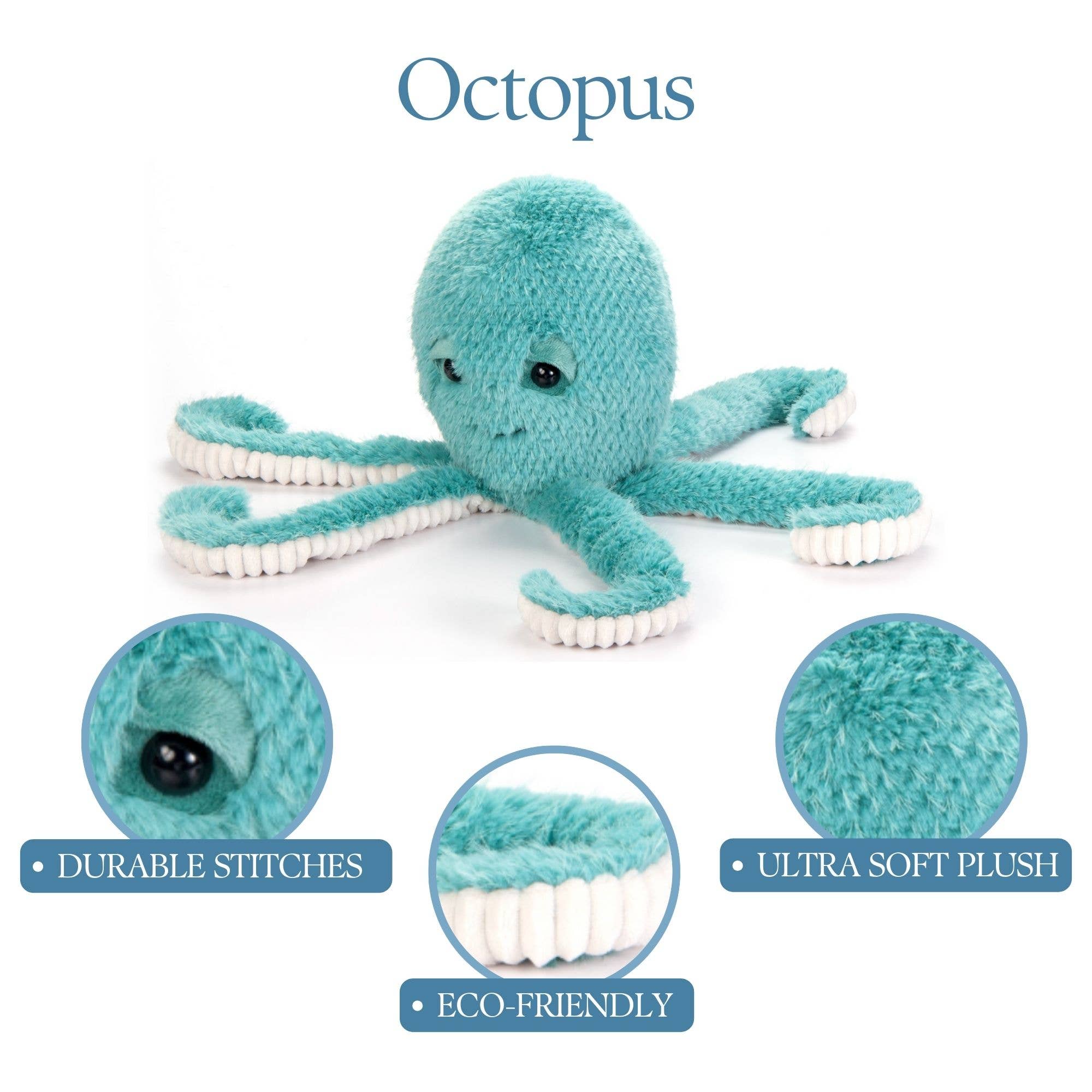 The Petting Zoo - Wholesale Stuffed/Plush Toy - Kids & Baby - 14" (36cm) Sea Fuzzlez Octopus7