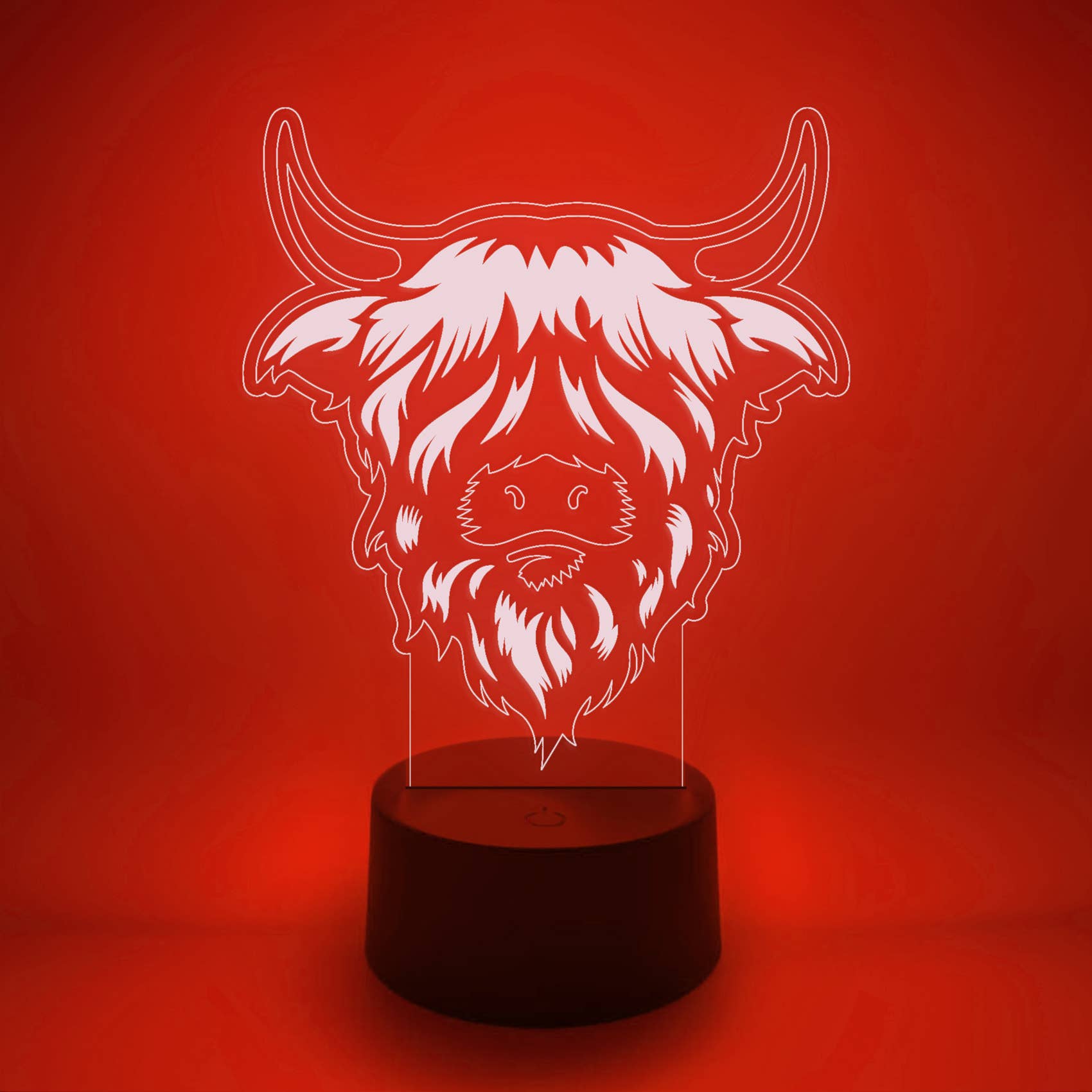 The 308 Collective - Vente Lampes d'appoint/de bureau - Lampe LED Highland Cow | Cadeaux pour les éleveurs et les éleveurs6