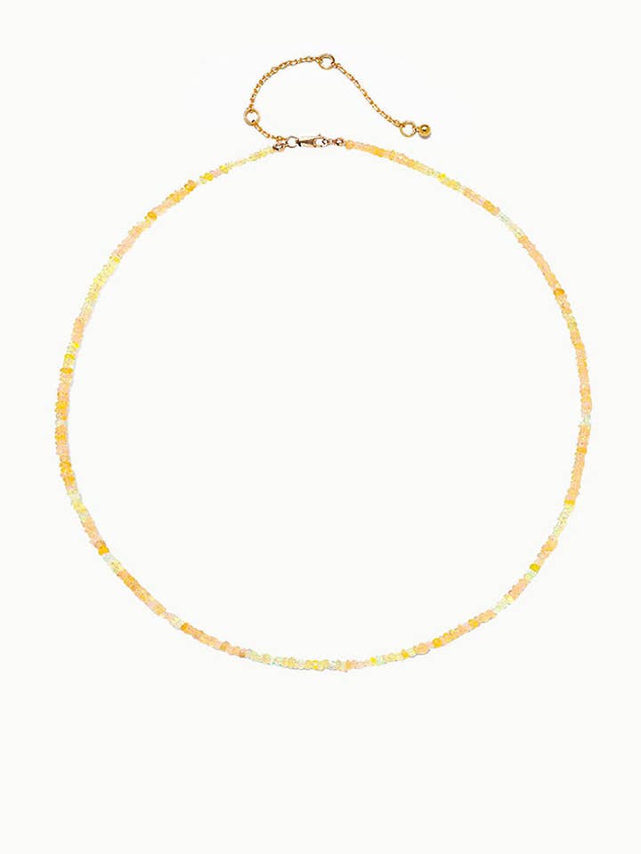 Sivalya Fire Opal Gemstone Necklace for wholesale by Sivalya