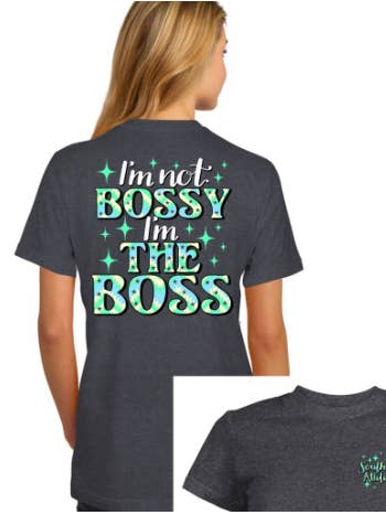 S303 Bossy Boss - Dark Heather pour la vente par Southern Attitude