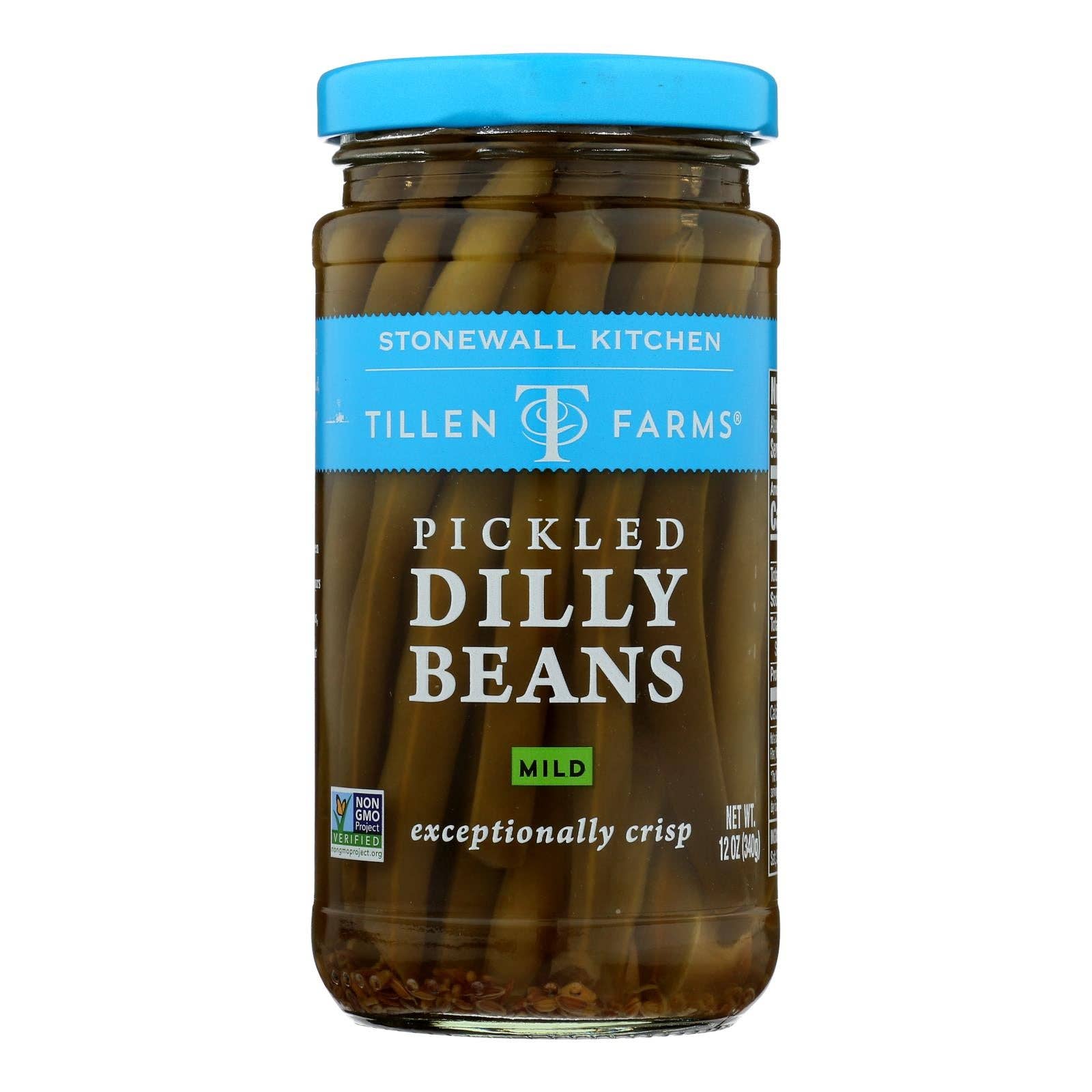 Ware Spark - Wholesale Pickled Vegetables - Tillen Farms Beans - Pickled - Crispy Dilly - 12 Oz - Case Of 60