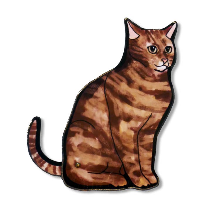 THE PAPER IDOLL – wholesale Magnet – Set of 3 Articulated Cats Fridge Magnets Cat Kitchen decor9