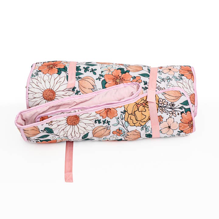 Morxy LLC - Wholesale Bedding Blanket - Kids & Baby - Toddler Nap Mat with Pillow & Blanket Large Portable- Floral4