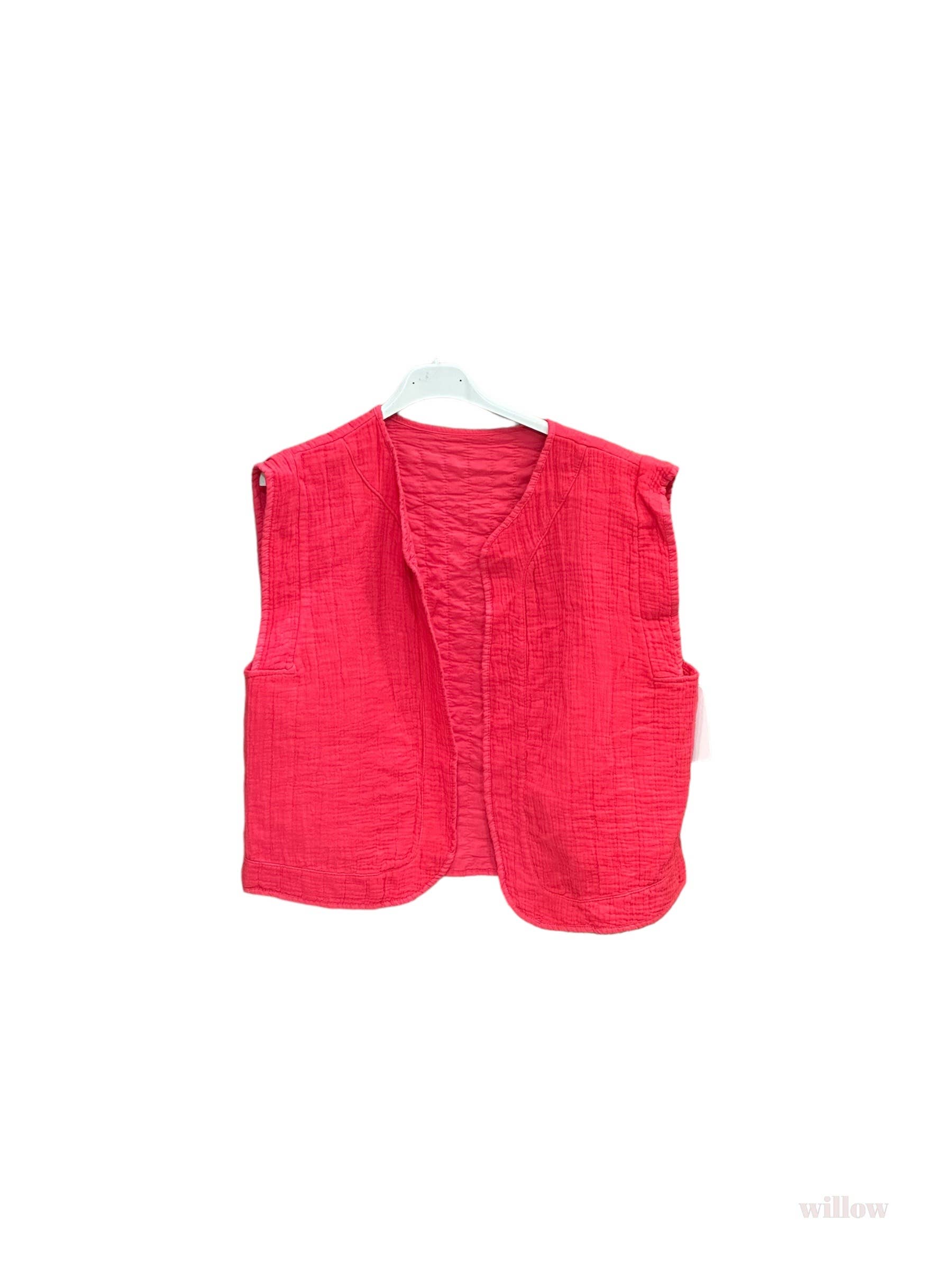 Moonsun – wholesale Väst - Dam – #5232 ärmlös väst i bomullsgaze21