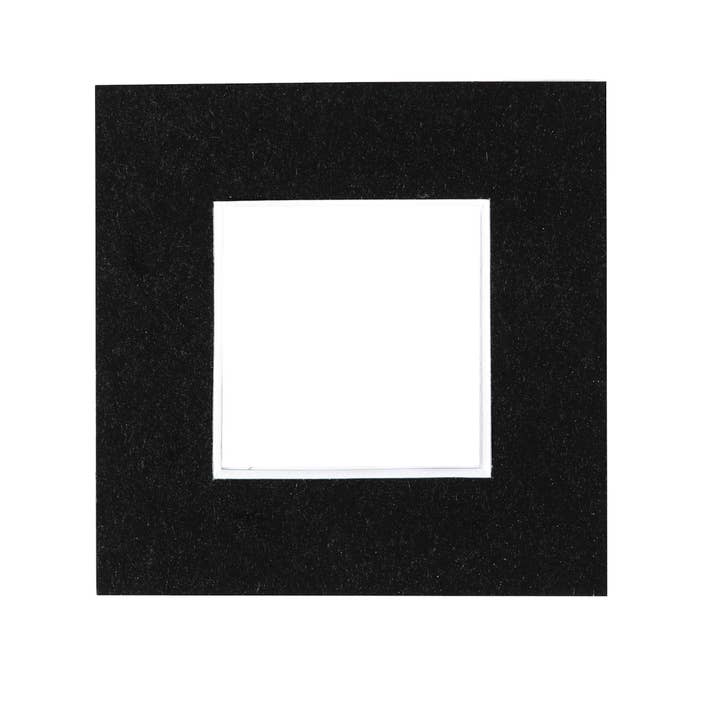 Rinkit Ltd - Wholesale Picture Frame - Nicola Spring Picture Mount 4x4 Frame Photo Size 2x2 - Black