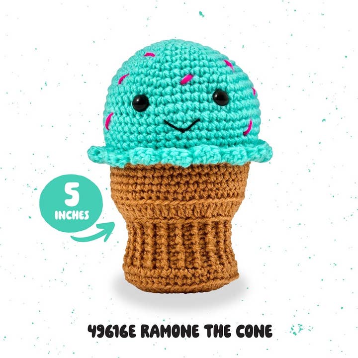 Plaid Crafts - Wholesale Knitting/Crochet Supplies - Bucilla Amigurumi Crochet Kit - Ramone the Cone