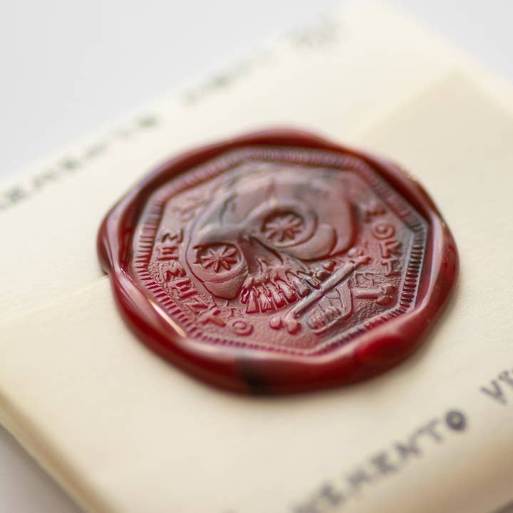 Shire Post Mint - Vendita all'ingrosso Timbro in gomma/decorativo - Moneta con sigillo in cera Memento Mori