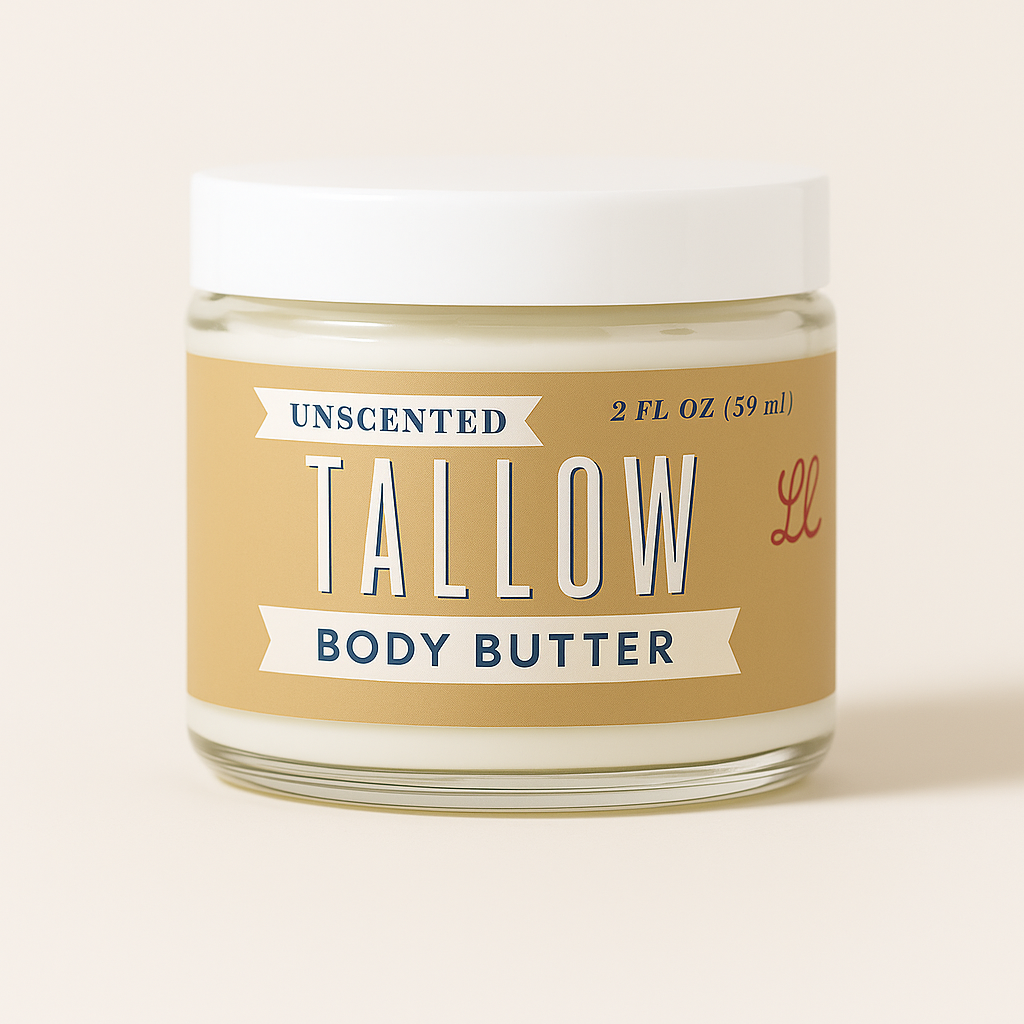 May's Market @ TLM - Wholesale Body Balm/Butter - Original Tallow Body Butter – Unscented Grass-Fed Beef Tallow Moisturizer | Lady May0