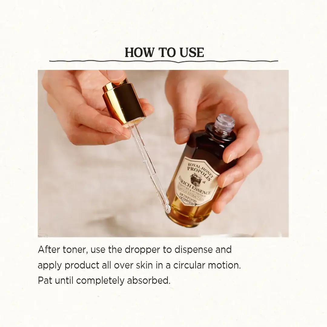 Kosmic - Kbeauty Skincare - Wholesale Facial Serum/Concentrate - [Skinfood] Royal Honey Propolis Enrich Essence, 50ml6