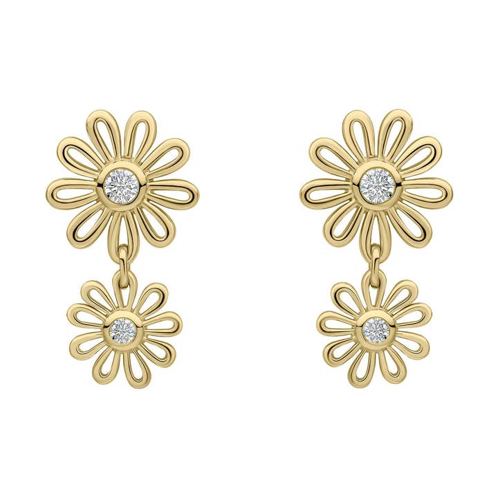 Laura Ashley Thorncliff Daisy Drop Earrings for wholesale by Laura Ashley Jewellery